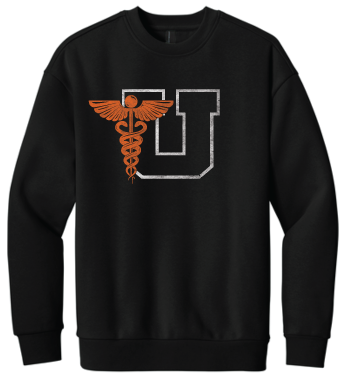 Utica Academy District V.I.T. Heavyweight Fleece Crew BLACK