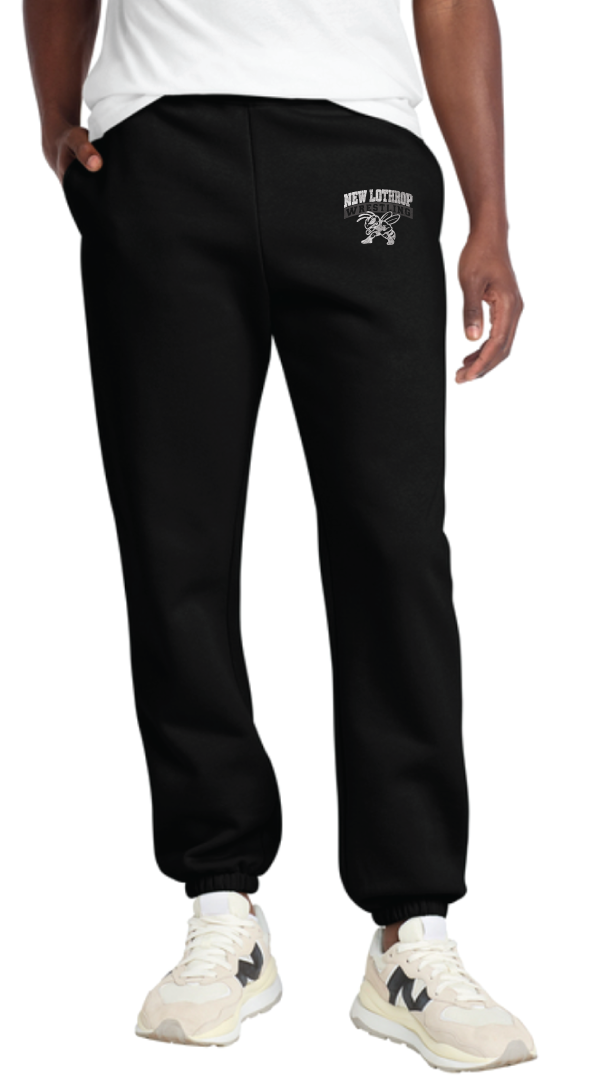 2026 New Lothrop Wrestling District® V.I.T.™ Heavyweight Fleece Sweatpant BLACK