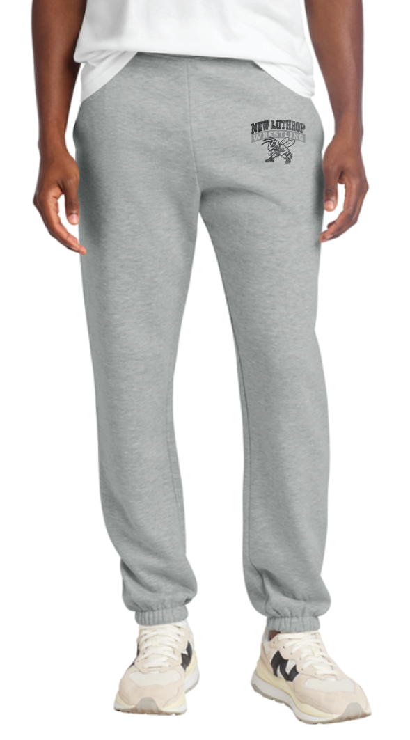 2026 New Lothrop Wrestling District® V.I.T.™ Heavyweight Fleece Sweatpant GREY