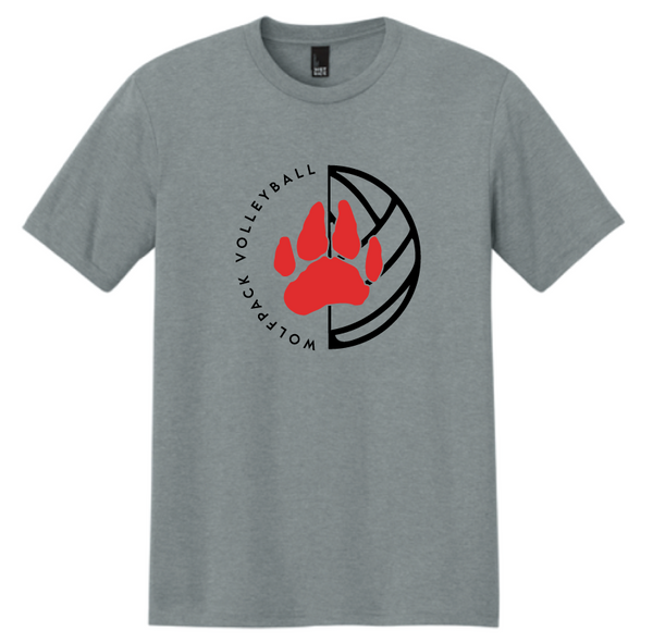 2026 Laingsburg Volleyball 2 Tri-blend T-shirt GREY