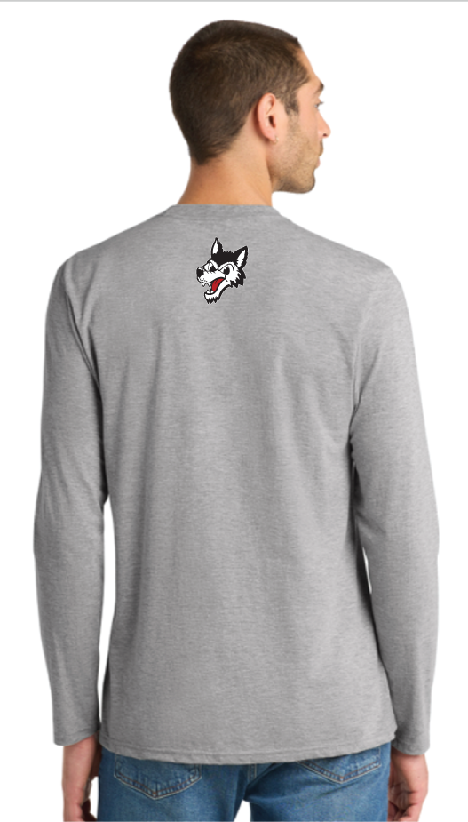2026 Laingsburg Boys Soccer District® Perfect Tri® Long Sleeve Tee GREY