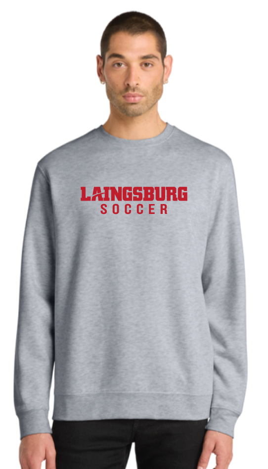 2026 Laingsburg Boys Soccer District® V.I.T.™ Fleece Crew GREY