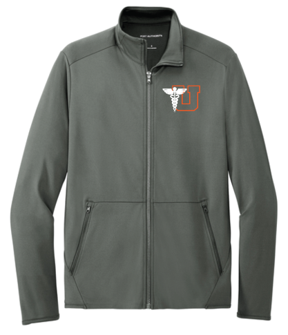 Utica Academy Stretch Fleece Full-Zip SILVER