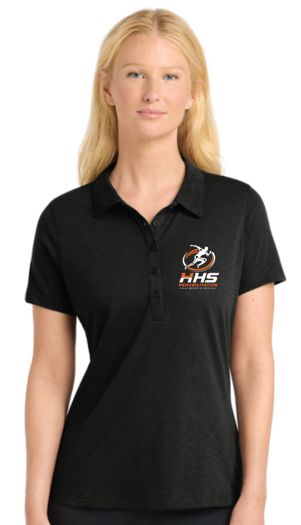 2026 Utica Rehabilitation Sport-Tek® Women's PosiCharge® Strive Polo BLACK