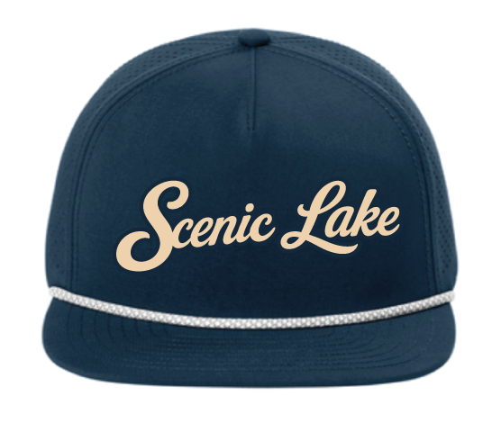 2026 Scenic Lake OGIO® 5-Panel Rope Performance Cap (NAVY)