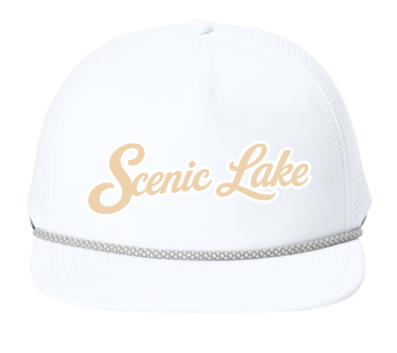 2026 Scenic Lake OGIO® 5-Panel Rope Performance Cap (WHITE)