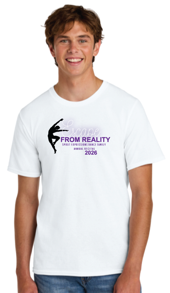 2026 Recital Port & Co™ Easy Cotton Tee WHITE