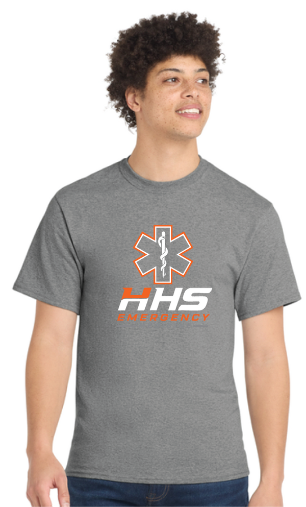 2026 Utica Emergency Port & Co® Core Blend Tee GREY