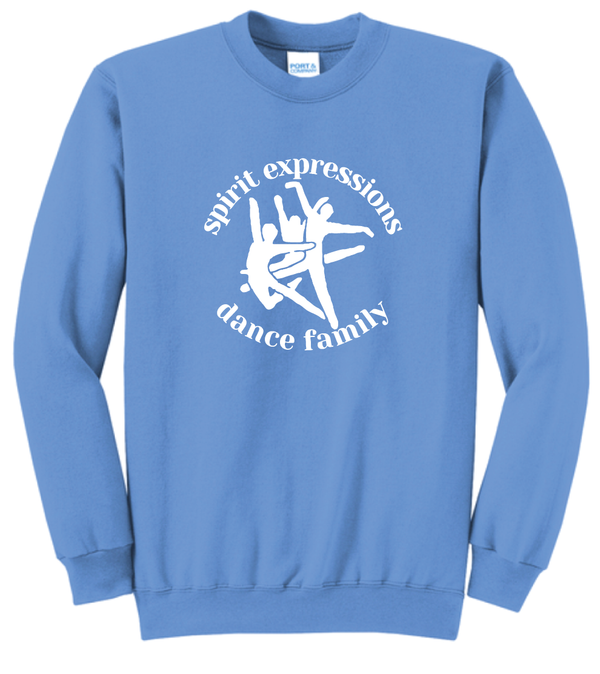 2026 Spirit Expressions Port & Co® Core Fleece Crewneck Sweatshirt BLUE