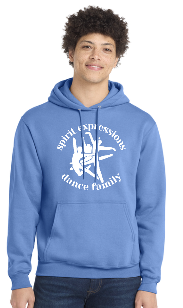 2026 Spirit Expression Port & Co® Core Fleece Pullover Hooded Sweatshirt BLUE