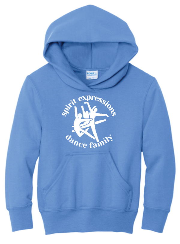 2026 Spirit Expression Port & Co® Core Fleece Pullover Hooded Sweatshirt BLUE