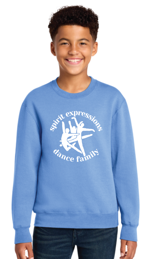 2026 Spirit Expressions Port & Co® Core Fleece Crewneck Sweatshirt BLUE