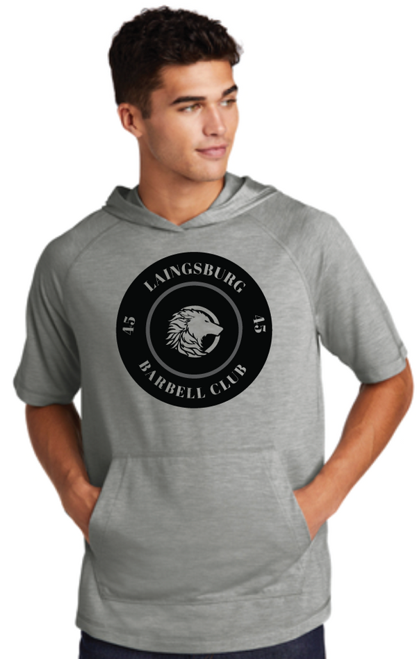 Laingsburg Power Lifting Sport-Tek ® PosiCharge ® Tri-Blend Wicking Short Sleeve Hoodie