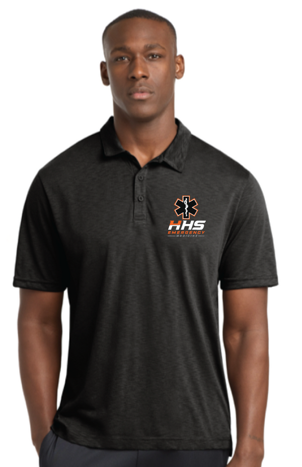 2026 Utica Emergency Sport-Tek® PosiCharge® Strive Polo BLACK