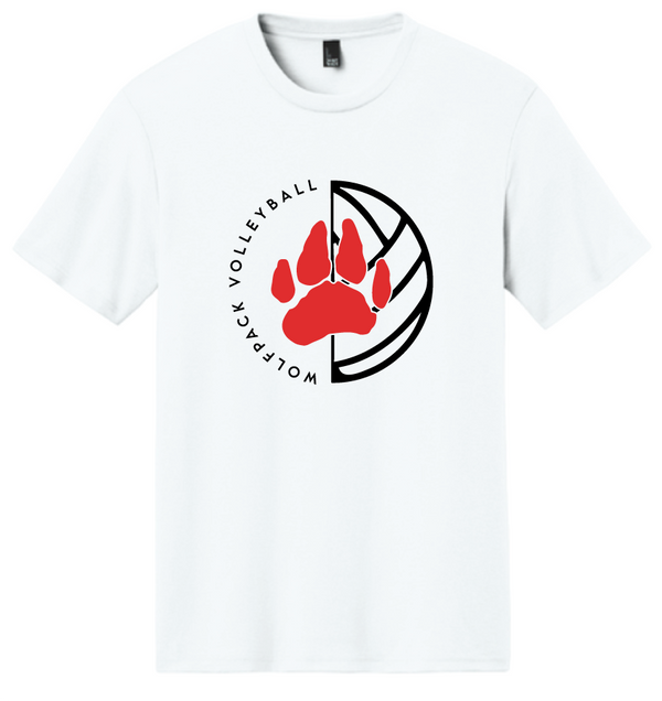 2026 Laingsburg Volleyball 2 Tri-blend T-shirt WHITE