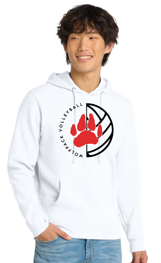 2026 Laingsburg Volleyball 2 District® V.I.T.™ Fleece Hoodie WHITE