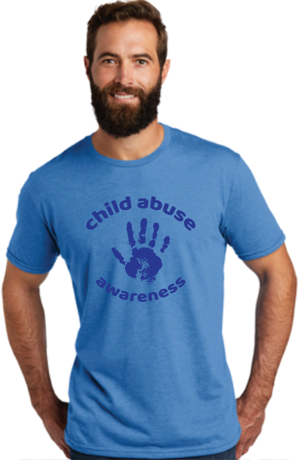 Child Abuse Awareness Tri-blend Unisex T-shirt