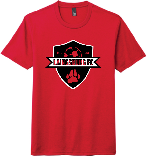 Laingsburg 2024 Ladies Soccer Unisex Red Tri-blend T-shirt