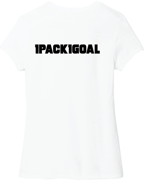 Laingsburg 2024 Ladies Soccer Ladies White Tri-blend T-shirt