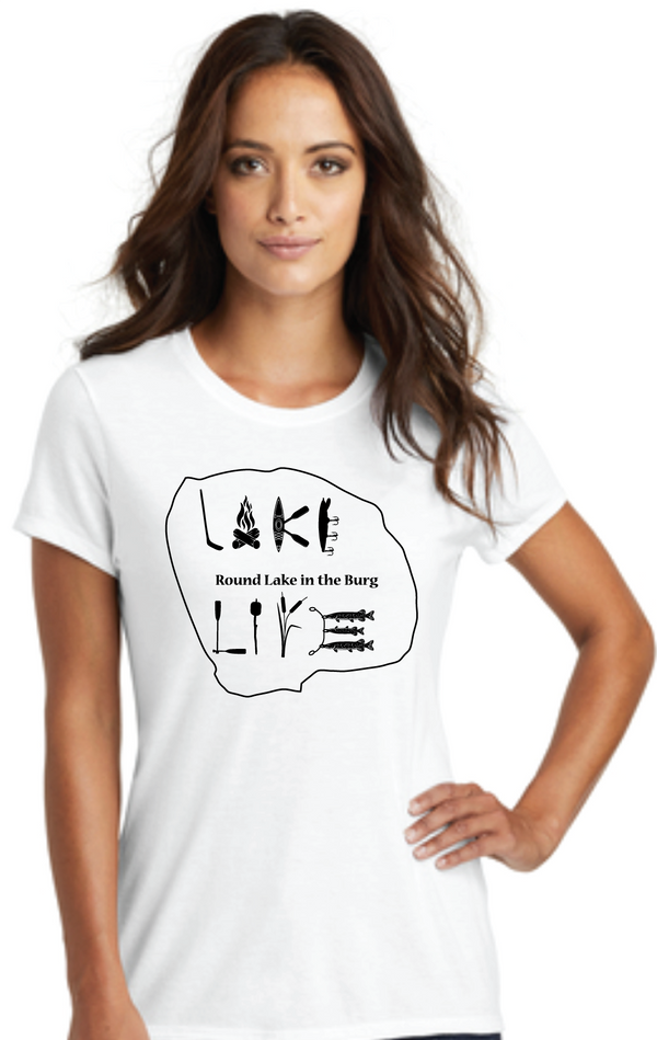 Round Lake Women's Fit Tri-blend T-shirt