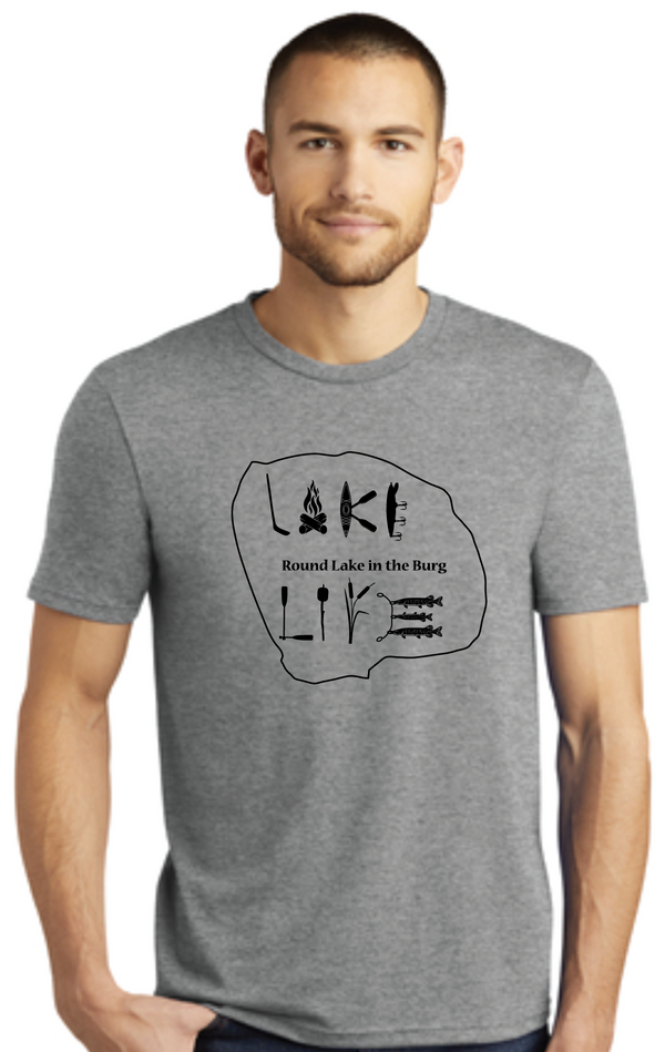 Round Lake Unisex Tri-blend T-shirt