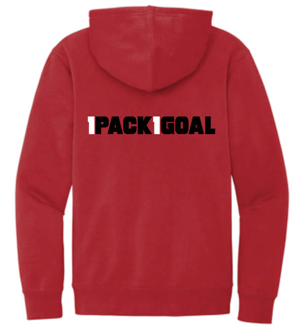 Laingsburg 2024 Ladies Soccer Unisex Red Hooded Sweatshirt