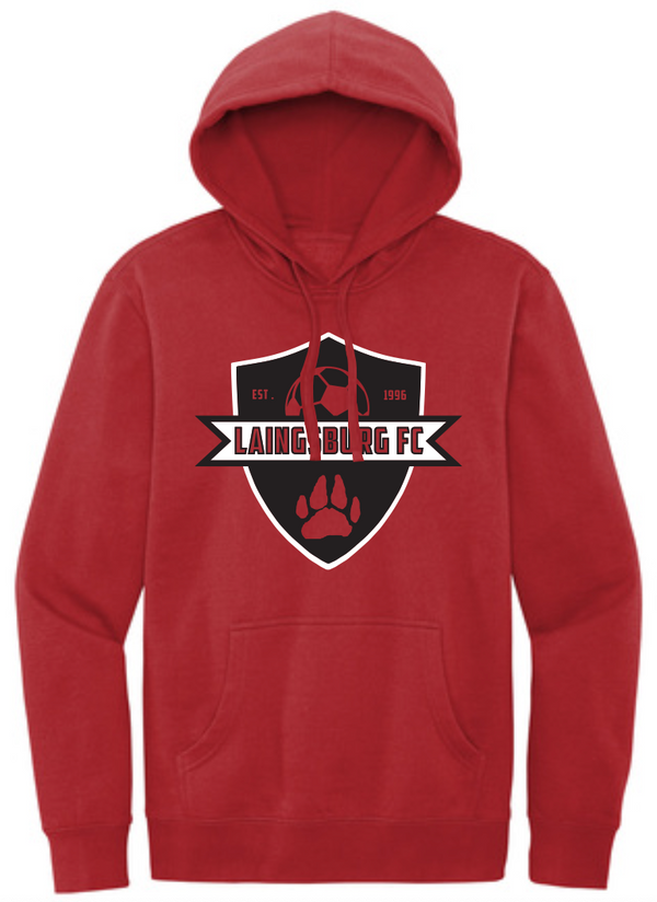 Laingsburg 2024 Ladies Soccer Unisex Red Hooded Sweatshirt
