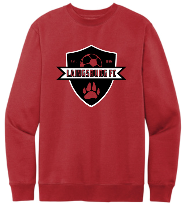 Laingsburg 2024 Ladies Soccer Unisex Red Crewneck Sweatshirt