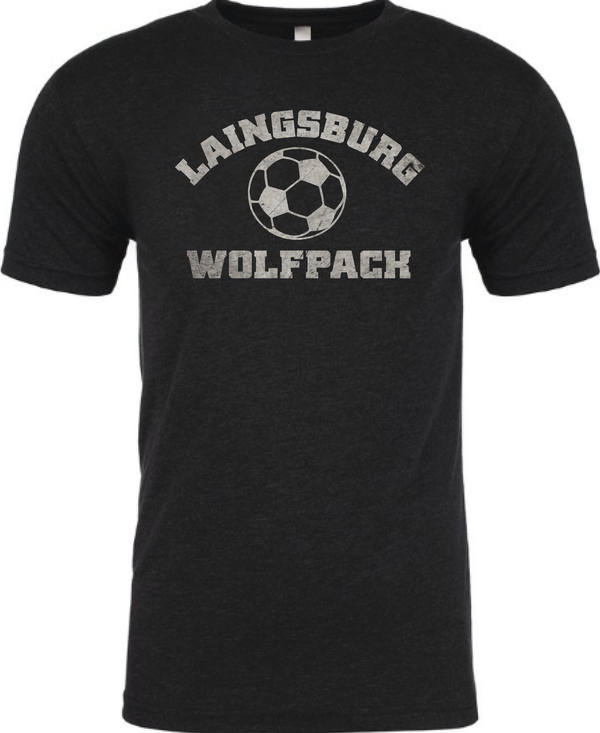 Laingsburg Soccer Distressed T-shirt