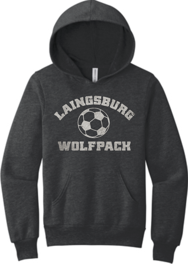 Laingsburg Soccer Distressed Youth Sweatshirt
