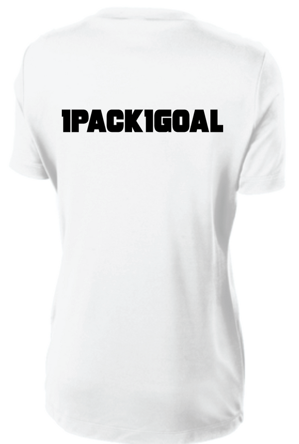 Laingsburg 2024 Ladies Soccer Ladies White Performance T-shirt