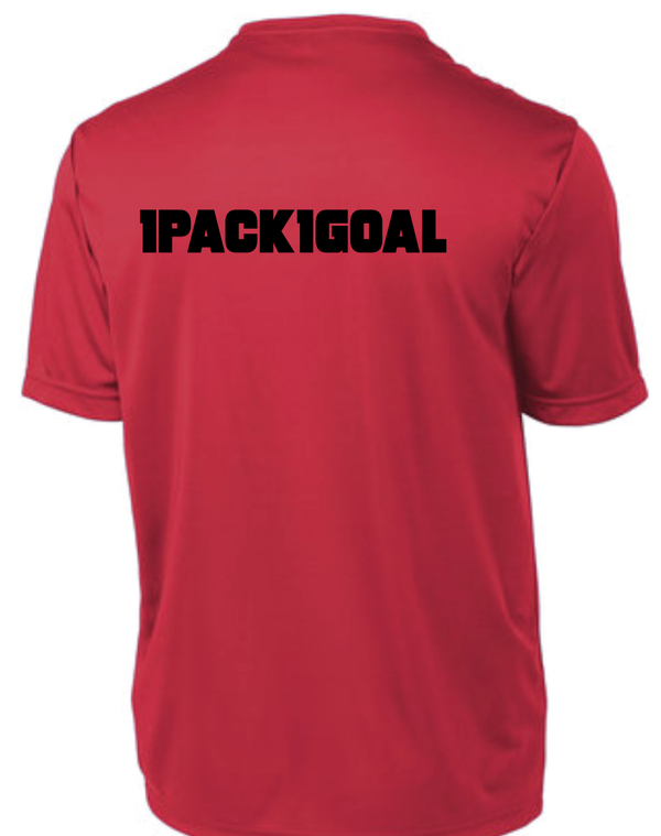 Laingsburg 2024 Ladies Soccer Unisex Red Performance T-shirt